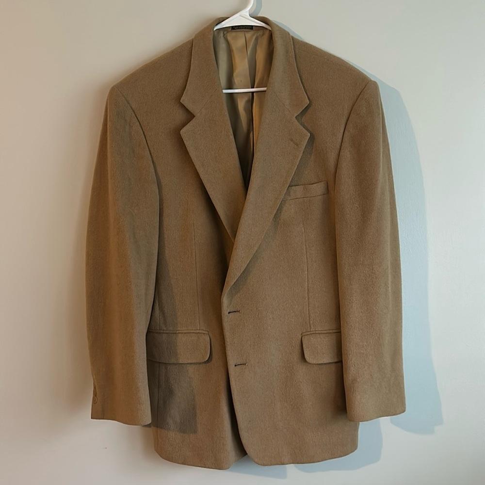 Savile Row Cashmere Blazer, Size 48L